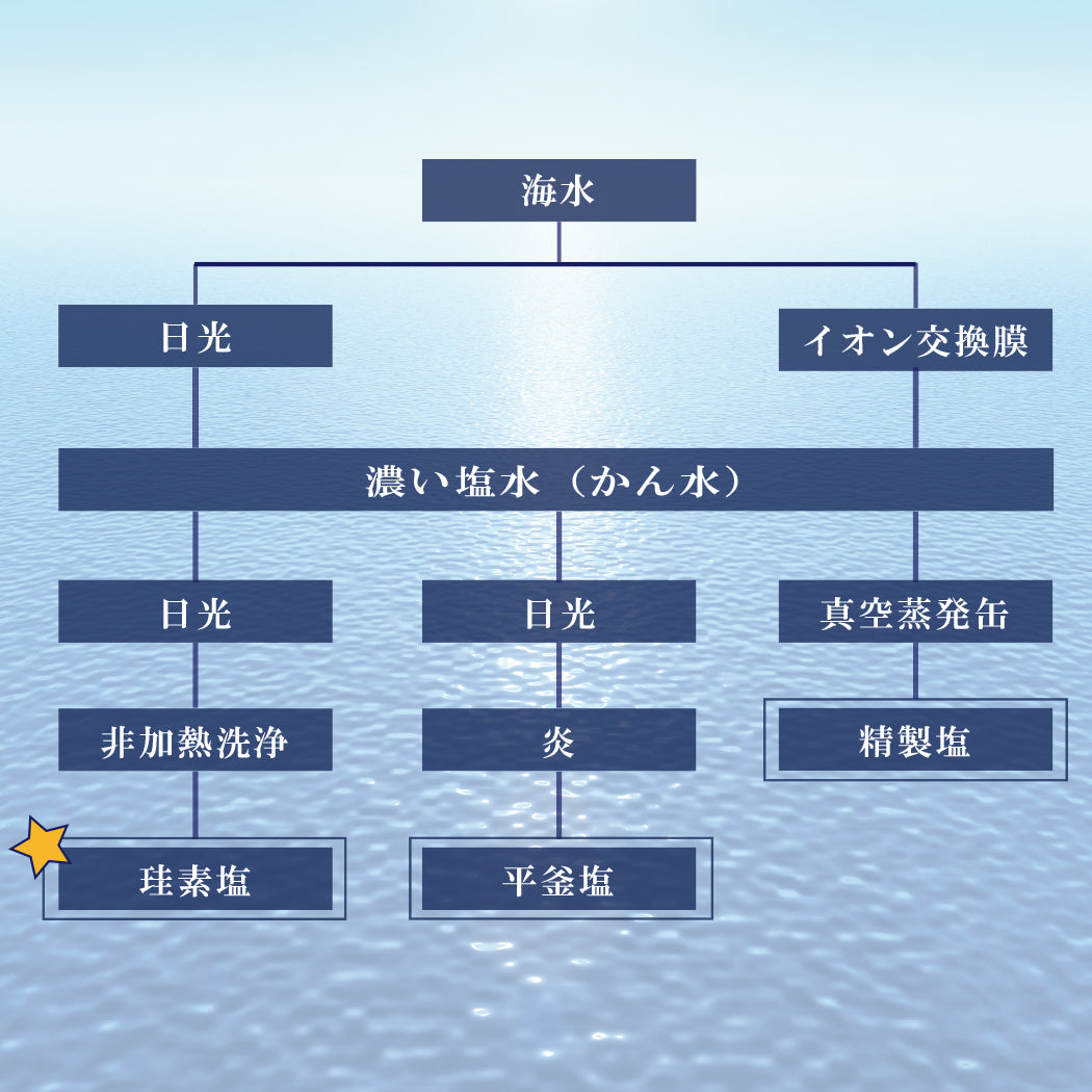 各種、塩の製造方法