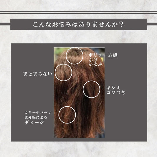 こんな髪のお悩みはありませんか？